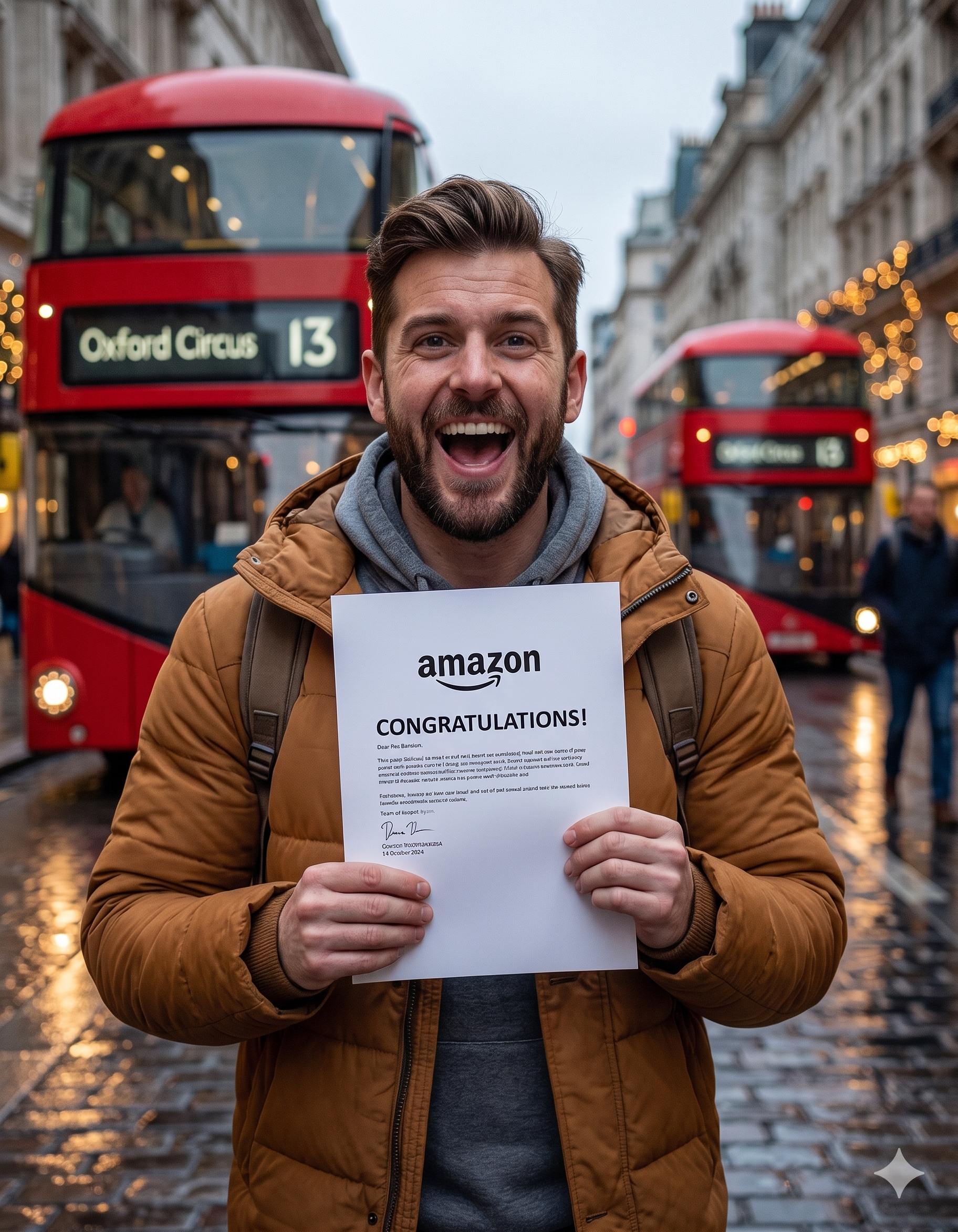 The Amazon London offer letter